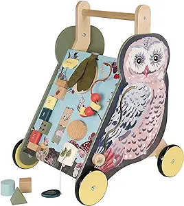 Wooden baby walker