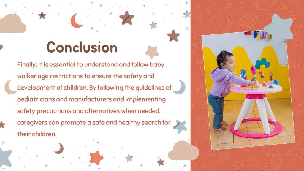 Baby walker age restrictions